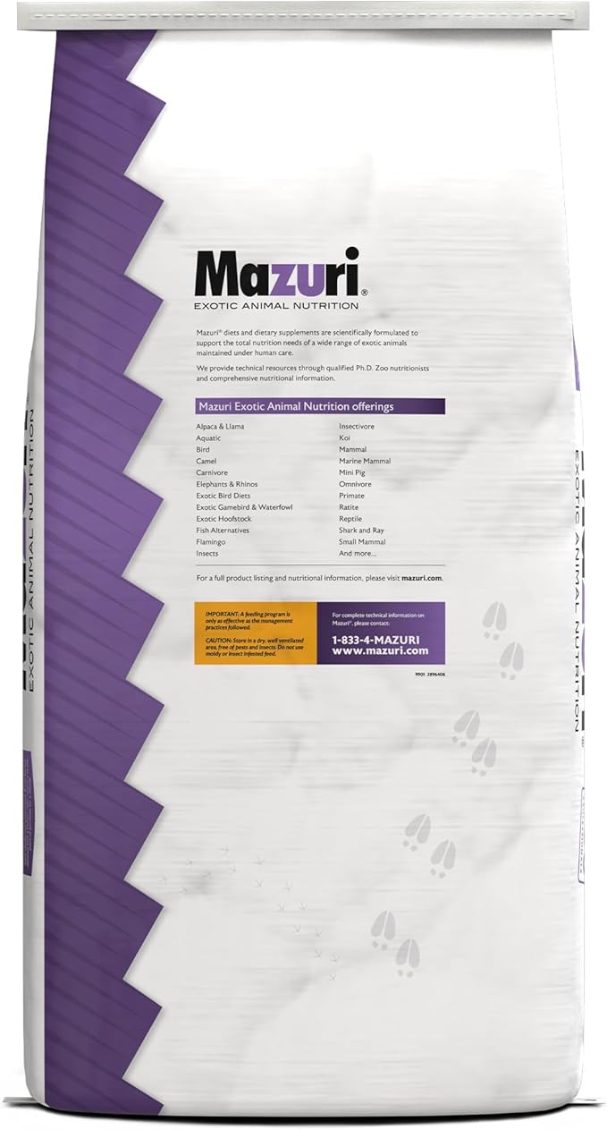 Mazuri | Nutritionally Complete Aquatic Turtle Food | Freshwater Formula - 25 Pound (25 lb.) Bag