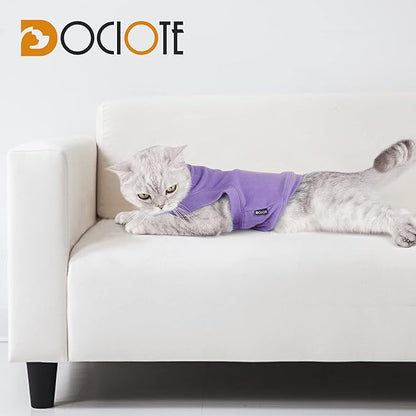 Soft Fleece Dog & Cat Sweatshirt - Warm, Stretchy Pullover Hoodie for Small to Medium Dogs & Cats - Comfortable Winter Clothes for Cold Weather