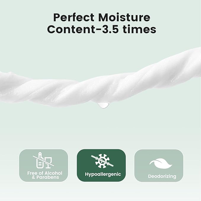 Gardner Pet Bamboo Dog Wipes for Paws and Butt, Dog Wipes Cleaning Deodorizing, Soothing Pets Wipes with Coconut Oil, Extra Thick Cat Wipes, Puppy Wipes, Unscented 100 Count