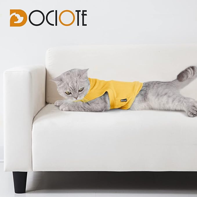 Soft Fleece Dog Sweatshirt - Warm Dog & Cat Sweaters for Small & Medium Pets - Stretchy Hoodie & Pullover for Cold Weather