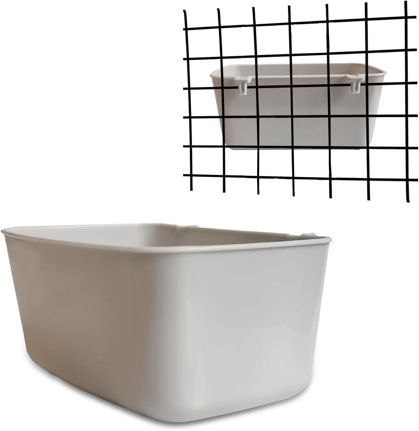 26 Pack Rabbit Feeder for Cage Chicken Waterer 21 oz Food Water Cat Treats Cups Puppy Hanging Feeding Dish Coop Bowl Watering Container Drinker Pigeon Bird Bath