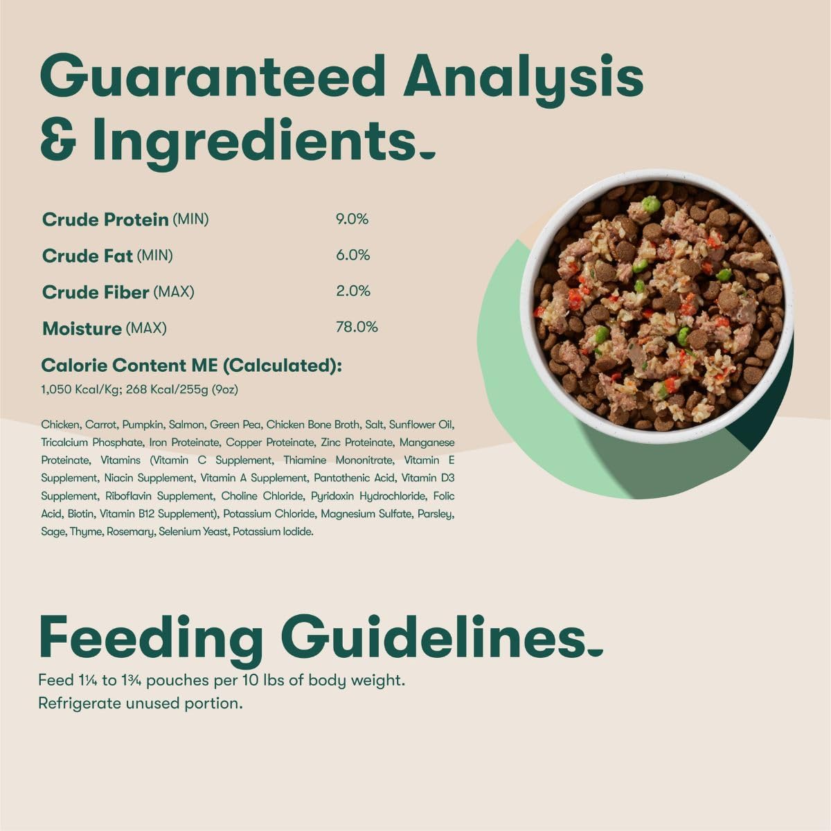 Jinx Salmon Wet Dog Food Topper, Mix with Dry Dog Food, Made with Real Salmon & Chicken, Bone Broth, No Fillers, Puppy, Adult, Senior, 9oz, 12 Pack