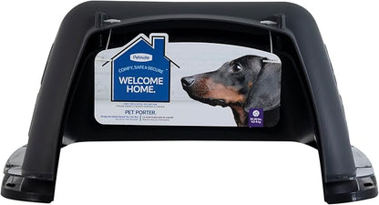 Petmate Pet Porter Dog Kennel 24", Dark Gray & Black, for Pets 15-20lbs, Made in USA