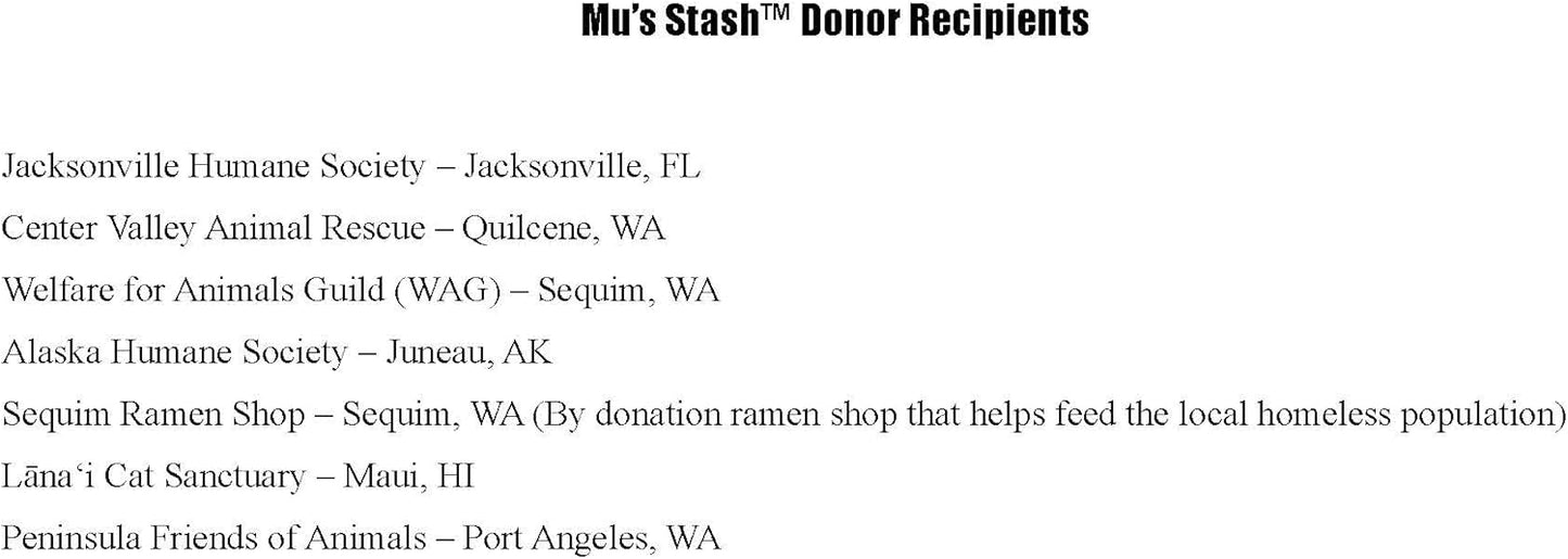 Mu's Stash Catnip for Cats and Cat Toy Refillable 1 OZ