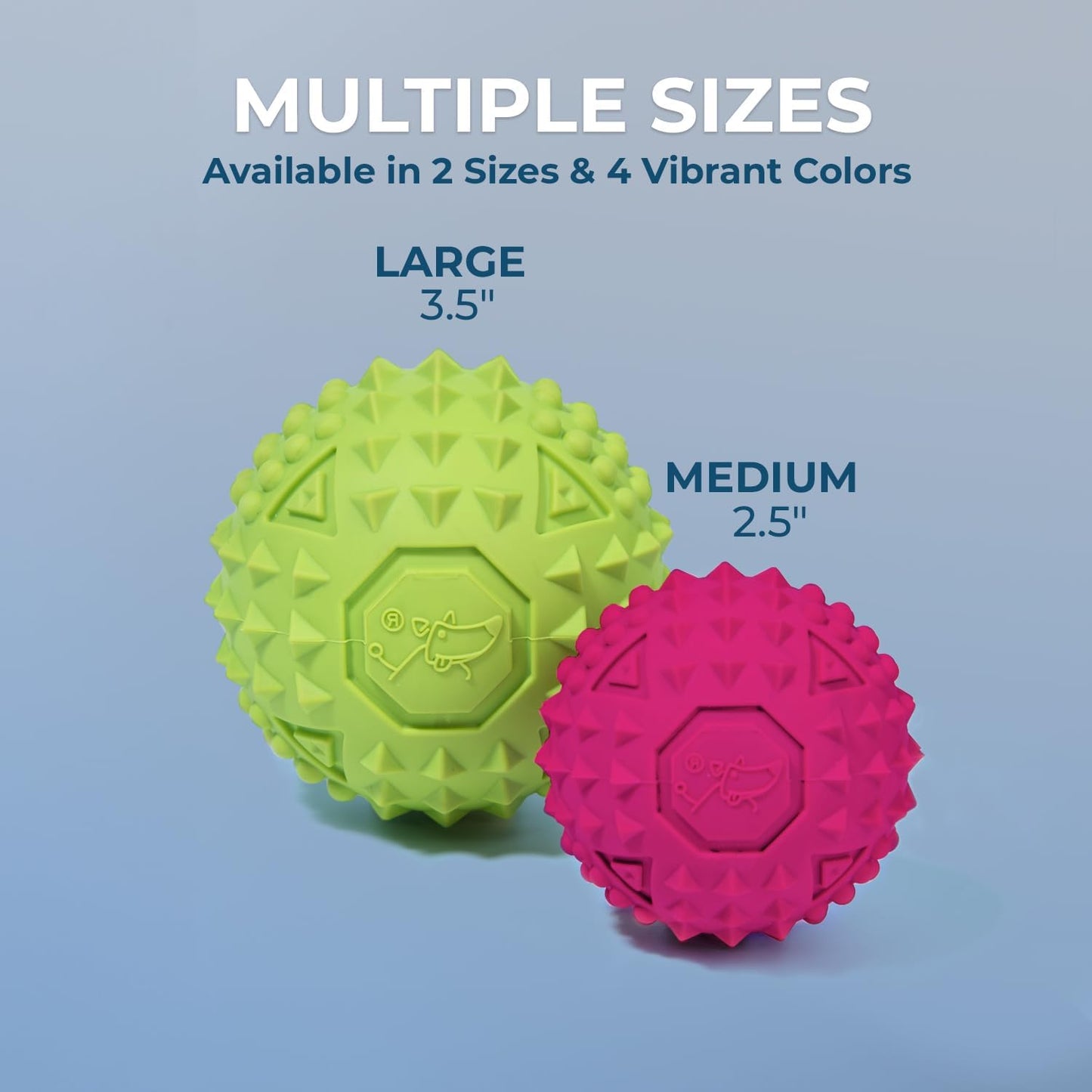 Best Pet Supplies Squeaky Dog Toys with Soft Durable Fabric for Small, Medium and Large Pets Interactive Toy for Indoor Play, Supports Active Biting and Play - Fuchsia, Green (L:3.5")