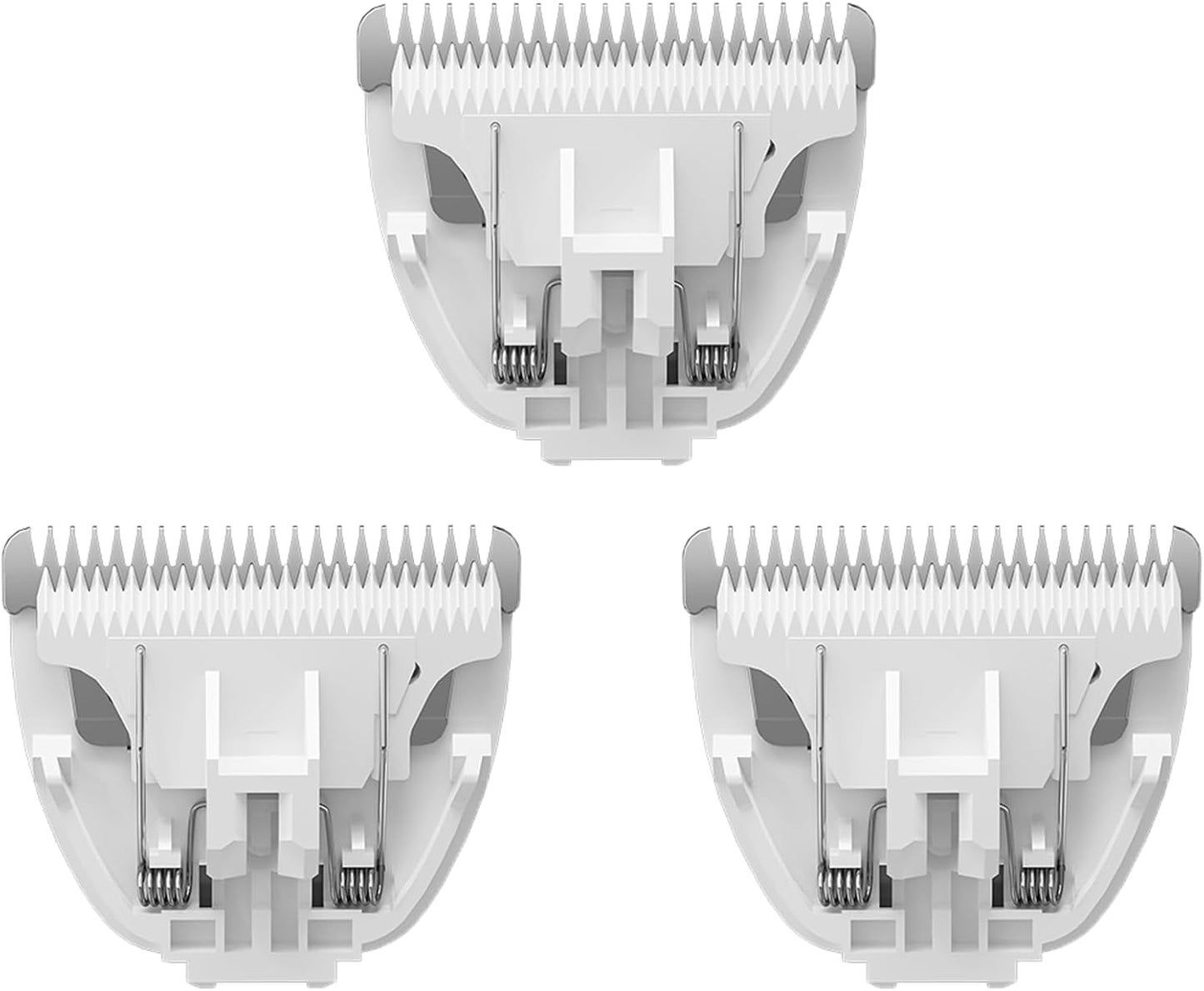 Replaceable Pet Dog Grooming Ceramic Blades, 3 Pack Detachable Pet Clipper Blade for Dogs & Cats