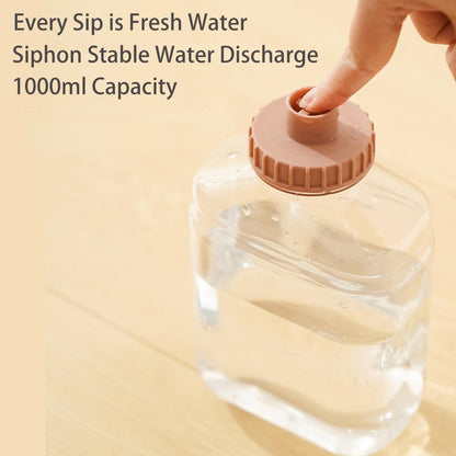 Automatic Gravity Pet Feeder Water Dispenser with Adjustable Hanging Hook - Large Capacity for Small/Medium Animals (Guinea Pigs, Cat, Rabbits, Hedgehogs, Birds) (Pink, 35oz)