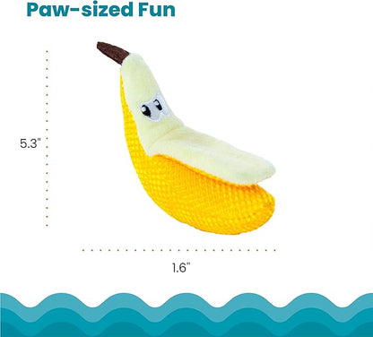 Catstages Petstages Dental Banana Catnip Cat Chew Toy