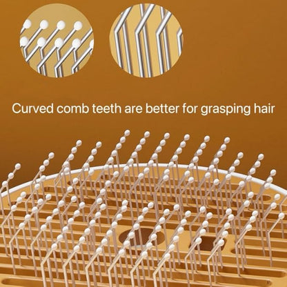 Cat steam brush for indoor cats features blue light technology,combining a dog steam brushes,ideal for the pets steam brushes for dogs and cats,and pet spray hair removal comb user BROWN