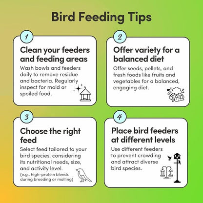 Mycelium Organic Conure Cuisine (5 LB Bag) | Fruit & Veggie Bird Seed w/Added Vitamins | Balanced Daily Nutrition for Immunity & Feather Health | Non-GMO, No Fillers or Additives, Made in USA