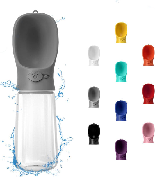 WePet Portable Dog Water Bottle, 19 OZ, Leak Proof Puppy Water Dispenser with Drinking Feeder for Pets Outdoor Walking, Hiking, Travel, Food Grade Plastic