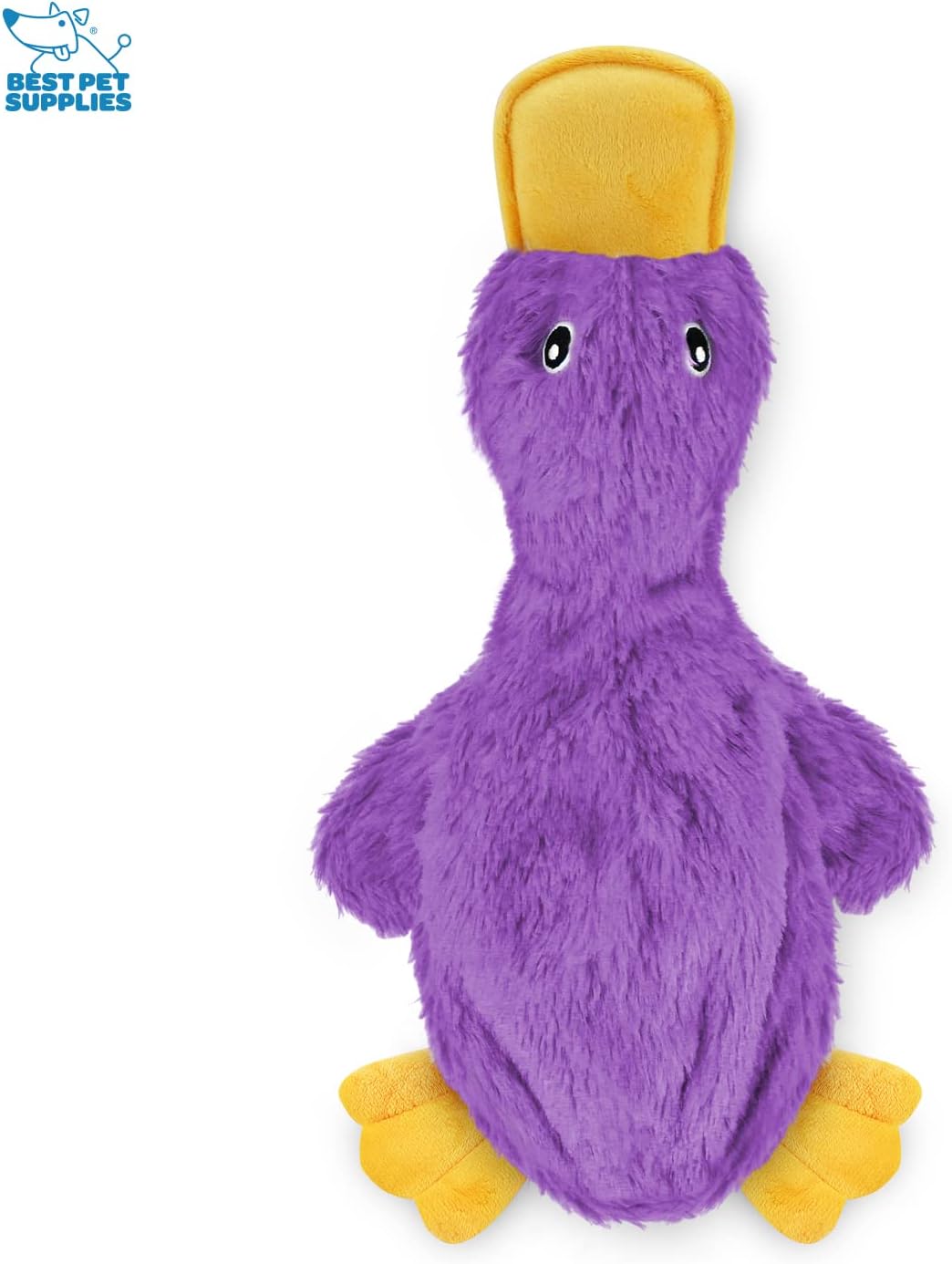 Best Pet Supplies Squeaky Dog Toys with Soft Durable Fabric for Small, Medium and Large Pets Interactive Toy for Indoor Play, Supports Active Biting and Play - Purple