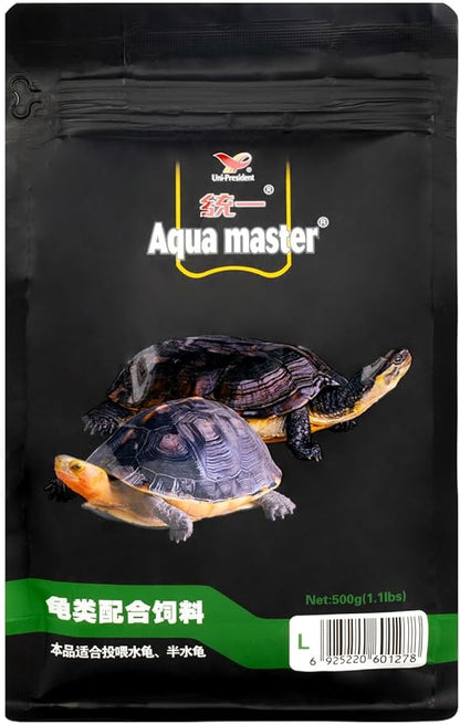 Aqua Master Turtle Food (500g Medium), 1.1 Pound (Pack of 1)