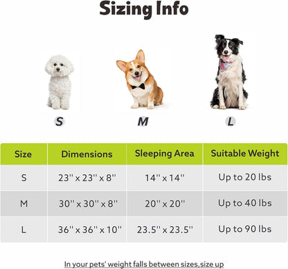 MIXJOY Dog Beds for Small Dogs, Washable Dog Bed with Removable Cover, Small Cat Bed for Indoor Cats, Calming Soft Dount Pet Beds with Anti Slip Bottom, Cute Puppy Beds, 23"x23"x8", Blue