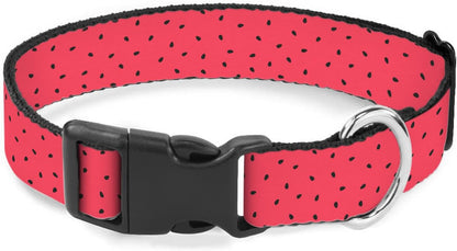 Red Watermelon Black Seeds Dog Collar Cat Big Neck Collars Soft for Small Extra Large Heavy Duty Pet Dogs