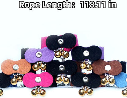 Sugar Glider Traction Rope Strap Anti-Biting Chain Rope, Small Animal Walking Collar Harness with Lead Leash for Hamster Gerbil Rat Mouse Ferret Chinchilla Squirrel (Pink)