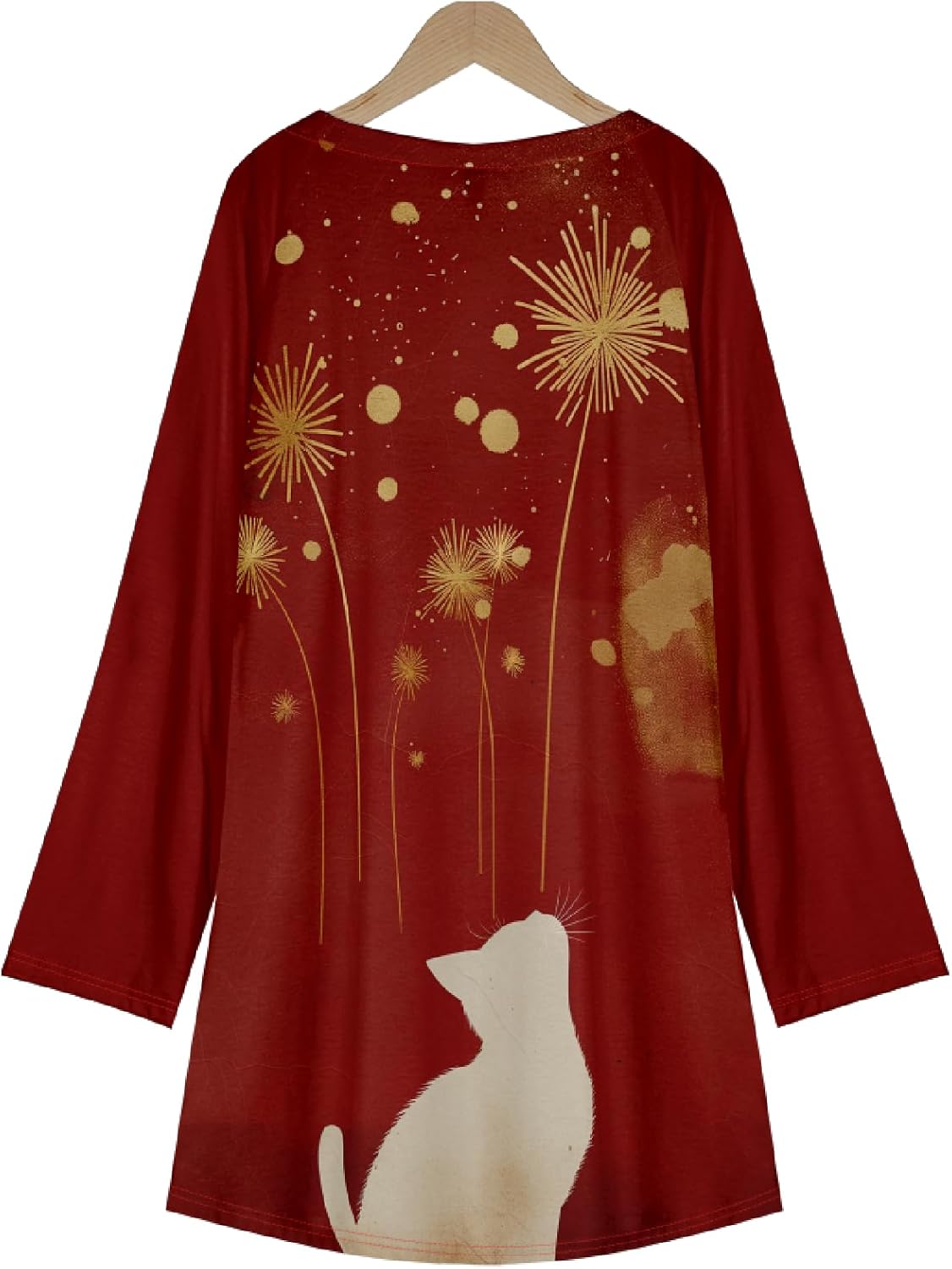 MARSVOVO Women Novelty Graphic Plus Size Sweater Crewneck Long Sleeve Cute Printed Loose Fit Casual Fall Sweaters Top