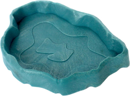 Reptile Food and Water Bowl, Plastic Feeding Plates for Turtle, Tortoise, Lizard, Chameleon, Iguana, Snake, Gecko