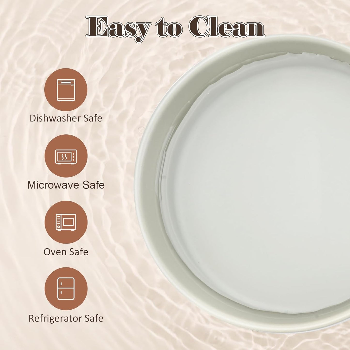 SPUNKYJUNKY Raised Ceramic Dog Bowls Set with Non-Slip Acacia Wood Stand for Large Sized Dog(60.87 OZ, Gray)