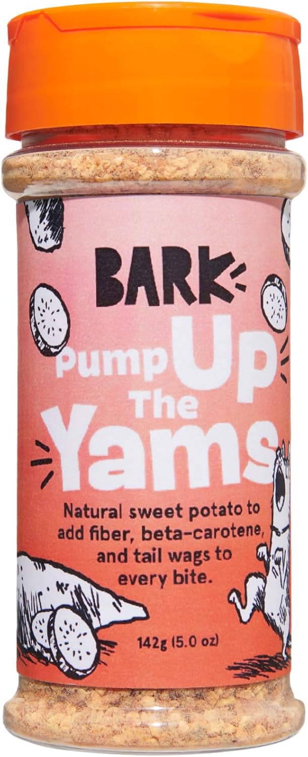 Barkbox - Pump Up The Yams - Dry Dog Food Topper with Superfood Sweet Potato, Single Ingredient - Meal Flavor Enhancer for Large & Small Breeds - 5oz