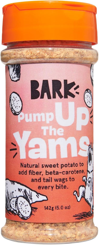 Barkbox - Pump Up The Yams - Dry Dog Food Topper with Superfood Sweet Potato, Single Ingredient - Meal Flavor Enhancer for Large & Small Breeds - 5oz