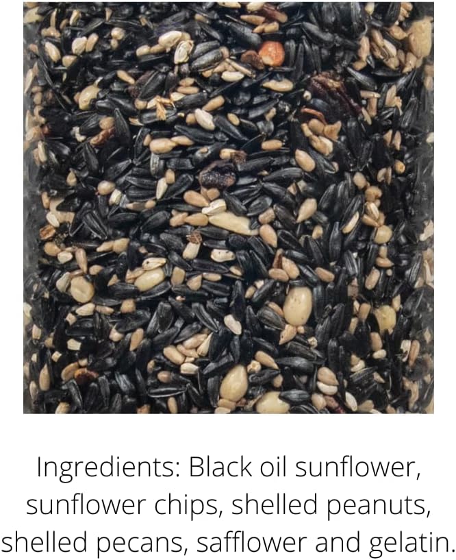 JCs Wildlife Wild Bird Blend Premium Bird Seed Small Cylinder, 1.5 lb (4 Cylinder)