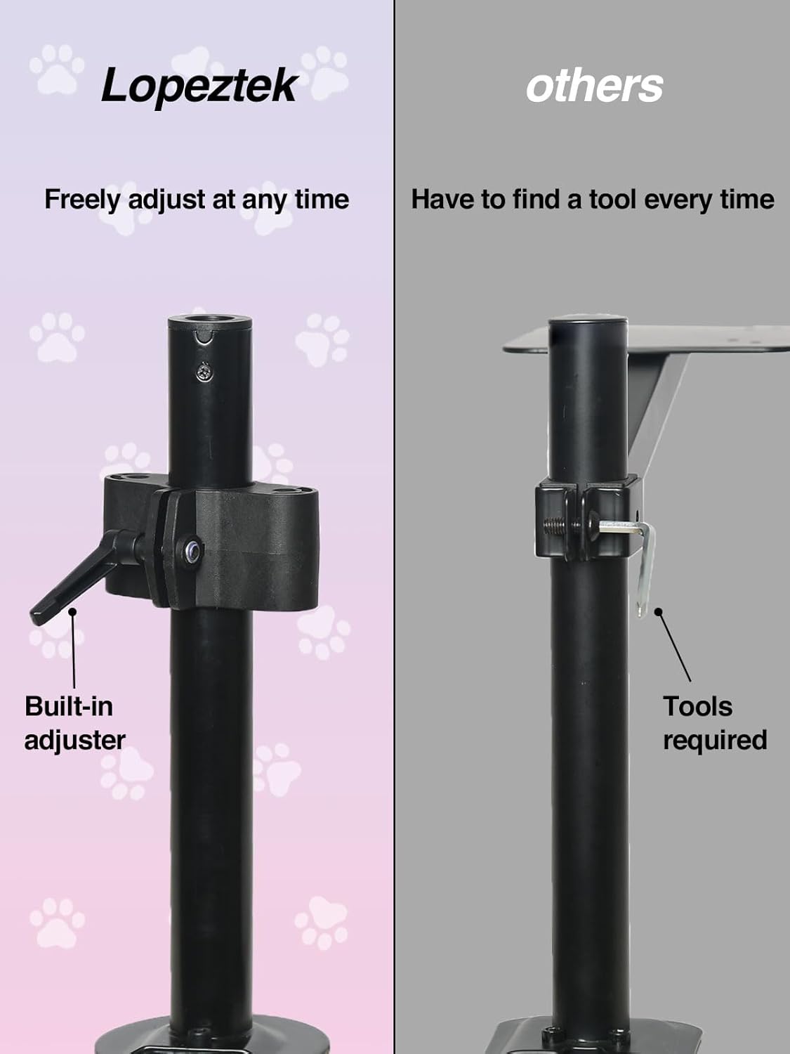 Double Cat Desk Bed - Desktop Attachment Two Cat Perch for Home Office, Spinnable Indoor Desk Mounted Hammock Bed, 2 Elevated Nest for Table, Double Kittens Clamp Hammock for Table(Black)