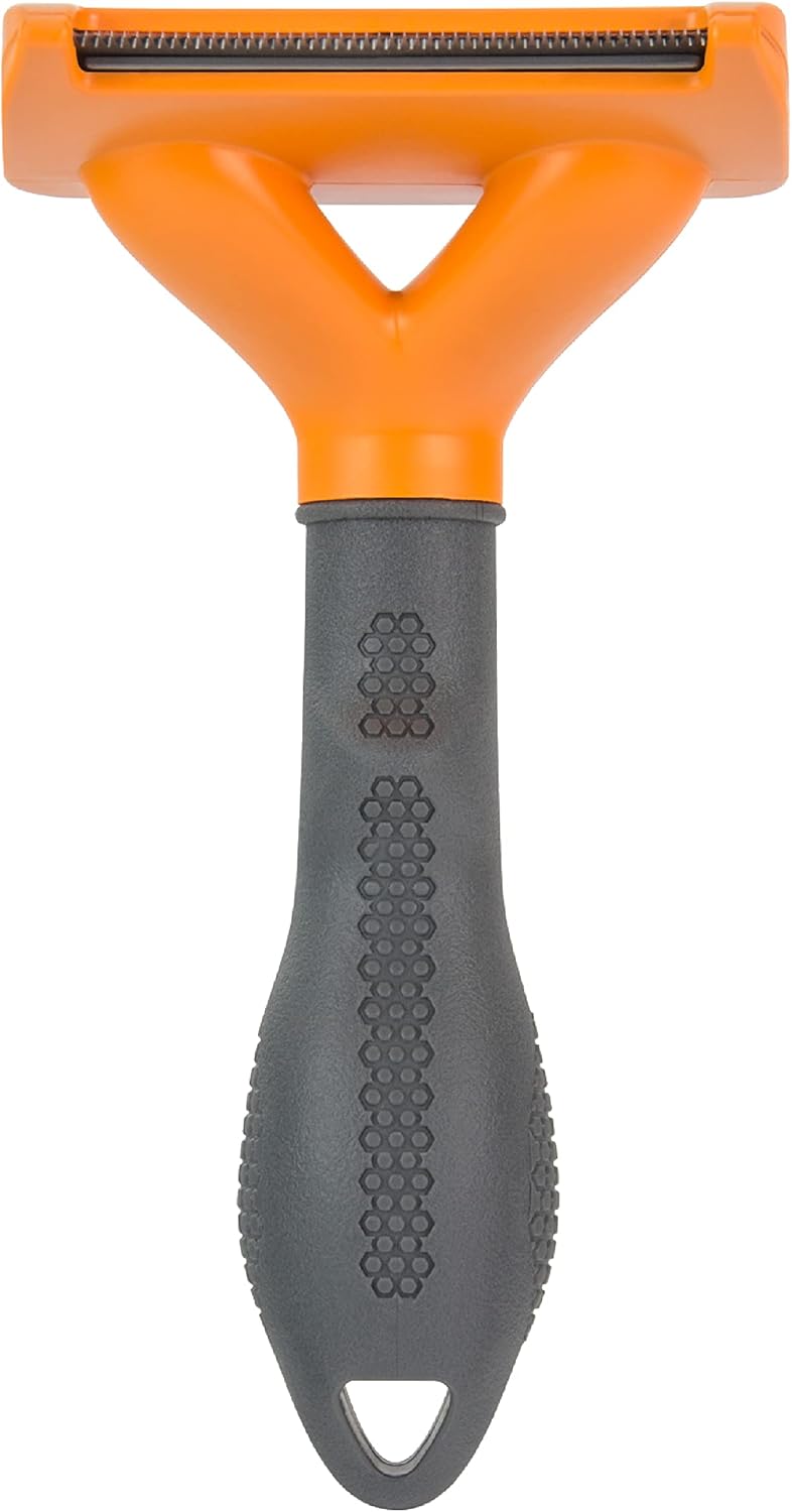 FURminator Medium Dog Undercoat deShedding Tool, Long Hair, Reduces Loose Hair from Shedding