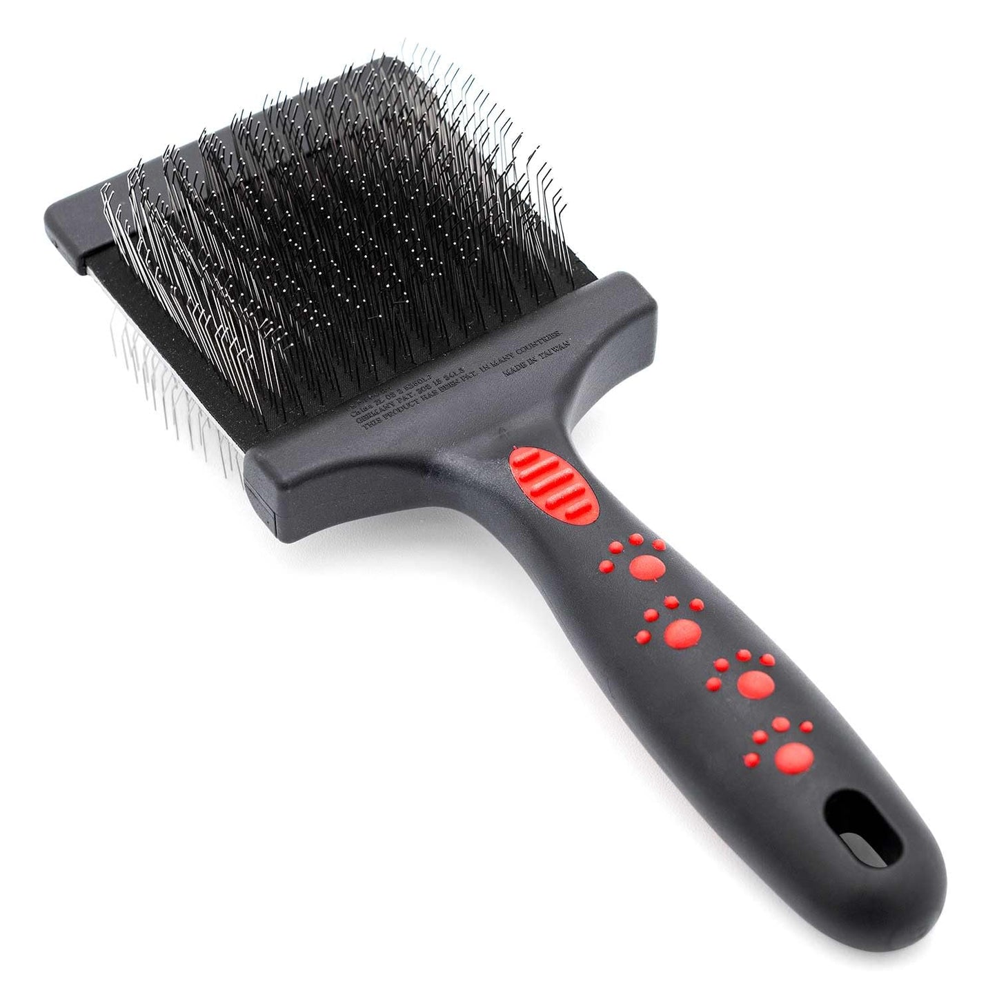 Jeffers Pet Double Sided Grooming Slicker Brush for Dogs, Cats, Puppies – Flexible Head with Stainless Steel Pins – Detangler Tool for Mats, Loose Fur, Shedding – Home or Professional Use - Large