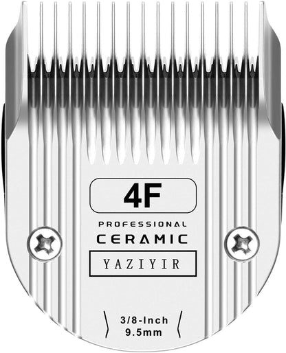 4F Dog Grooming Detachable Ceramic Blade,Compatible with WAHL 5 in 1 Blade for Wahl Arco, Bravura, Chromado, Creativa, Figura, and Motion Clippers. Cut Length 3/8-Inch 9.5mm