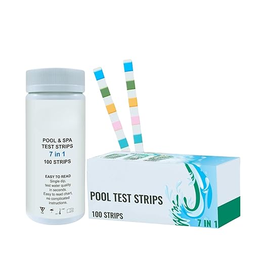 Test Strips 7 in 1 for Freshwater Fish Tank Water Testing Kit for Aquarium Pond