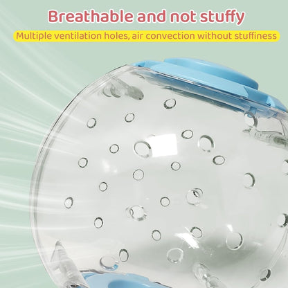 Bird Toys Parrot Running Ball for Small Birds Transparent Breathable Large Space for Parakeets, Conures, Budgies, and Lovebirds, Diameter 7.1-inch