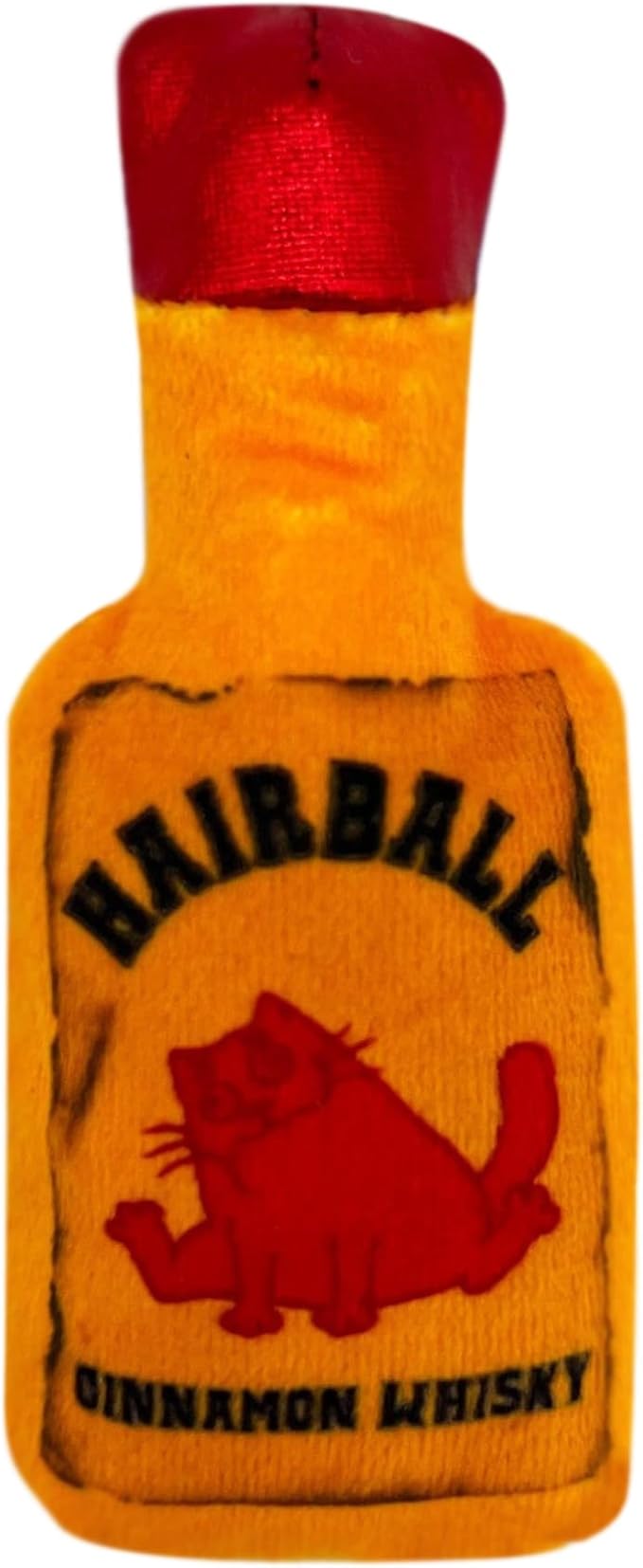 Huxley & Kent Plush Cat Toy - Interactive Catnip Toy for Cats & Kittens - Soft Kitty Toy with Crinkle & Catnip - Fun Indoor Play Toy - Hairball Cinnamon Whiskey