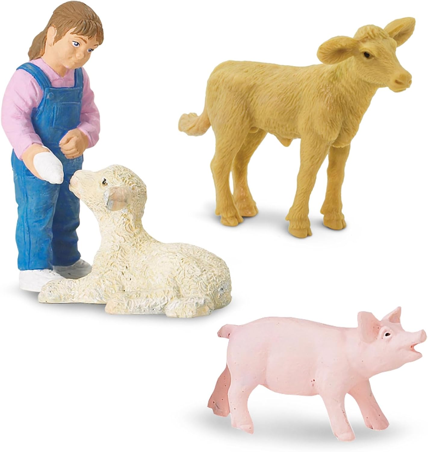 Safari Ltd. Petting Zoo TOOB - 10 Zoo Animal Figurines - Educational Toy Set For Boys, Girls, and Kids Ages 3+