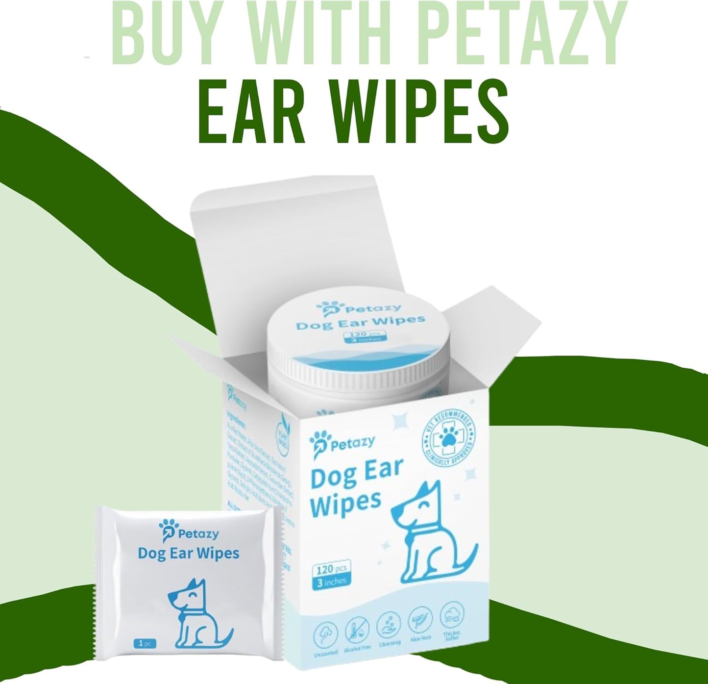 400 Dog Wipes for Paws and Butt Ears Eyes | Organic Pet Wipes for Dogs | Lavender Scented Dog Wipes Cleaning Deodorizing | Extra Thick Paw Wipes for Dogs Cats Pets | Bonus Glove Wipes Included