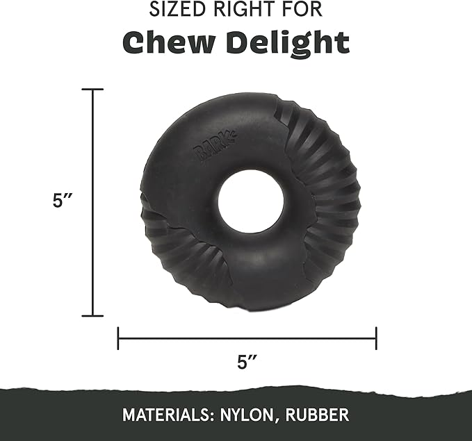 Barkbox Super Chewer Tough Dog Chew Toys for Aggressive Chewers, Dental Stimulating (Radius - Large)