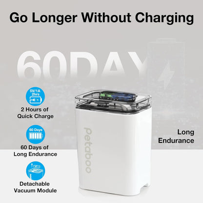 Vacuum Dog Food Storage Container, Airtight Pet Food Container, 13L Dry Pet Food Bucket for Dogs Cats Rechargeable Sealed Storage Bin with lid & Scoop