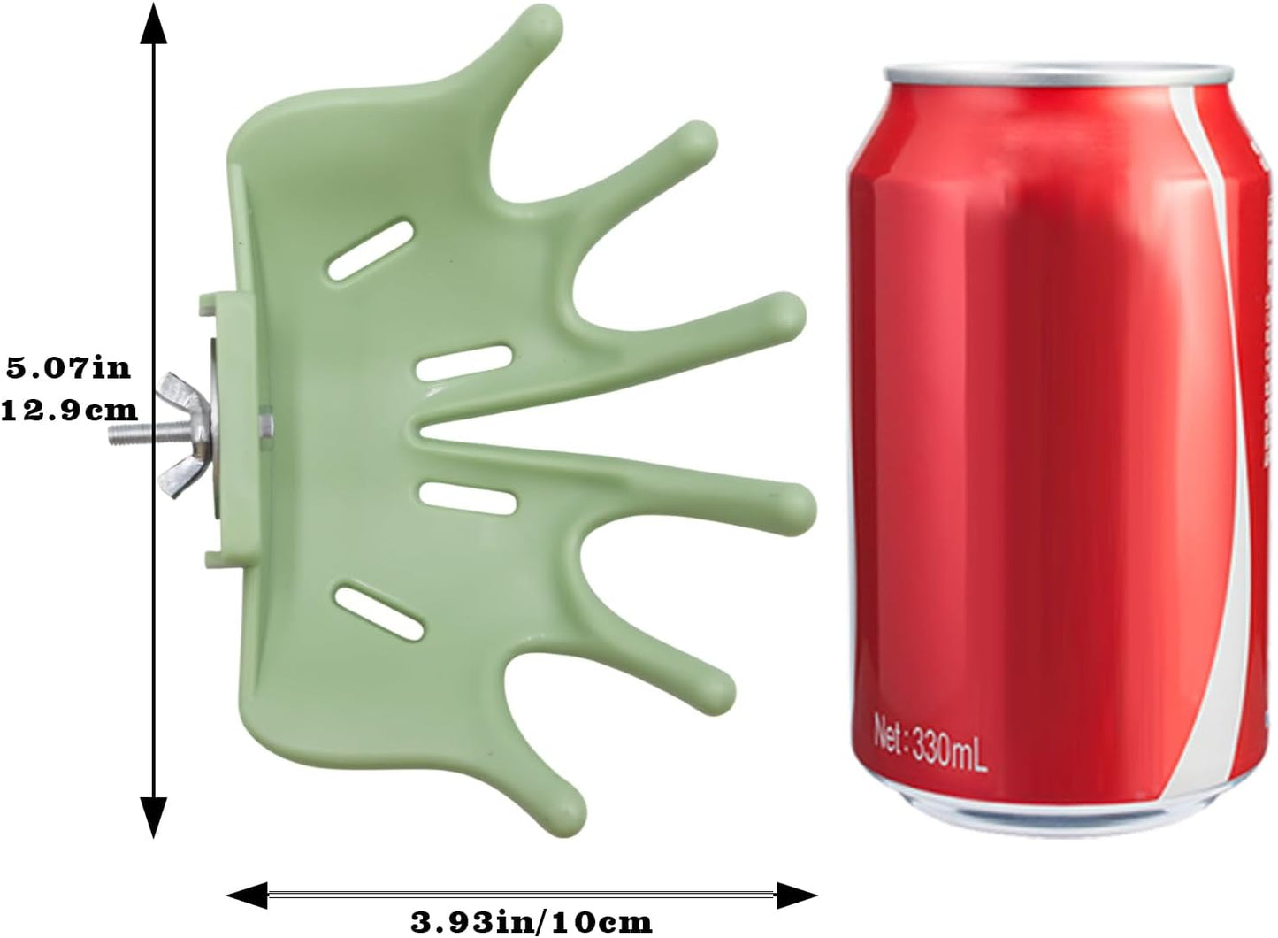 3 Pack Bird Cage Accessories, Multicolor Plastic Bird Perch with Branches, Bird Perches for Cage, Standing Platform for Budgies, Lovebirds, Cockatiels, Small to Medium Birds