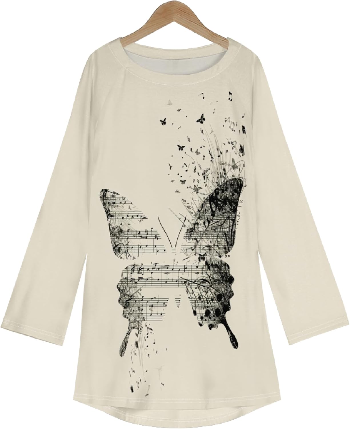 MARSVOVO Women Novelty Graphic Plus Size Sweater Crewneck Long Sleeve Cute Printed Loose Fit Casual Fall Sweaters Top