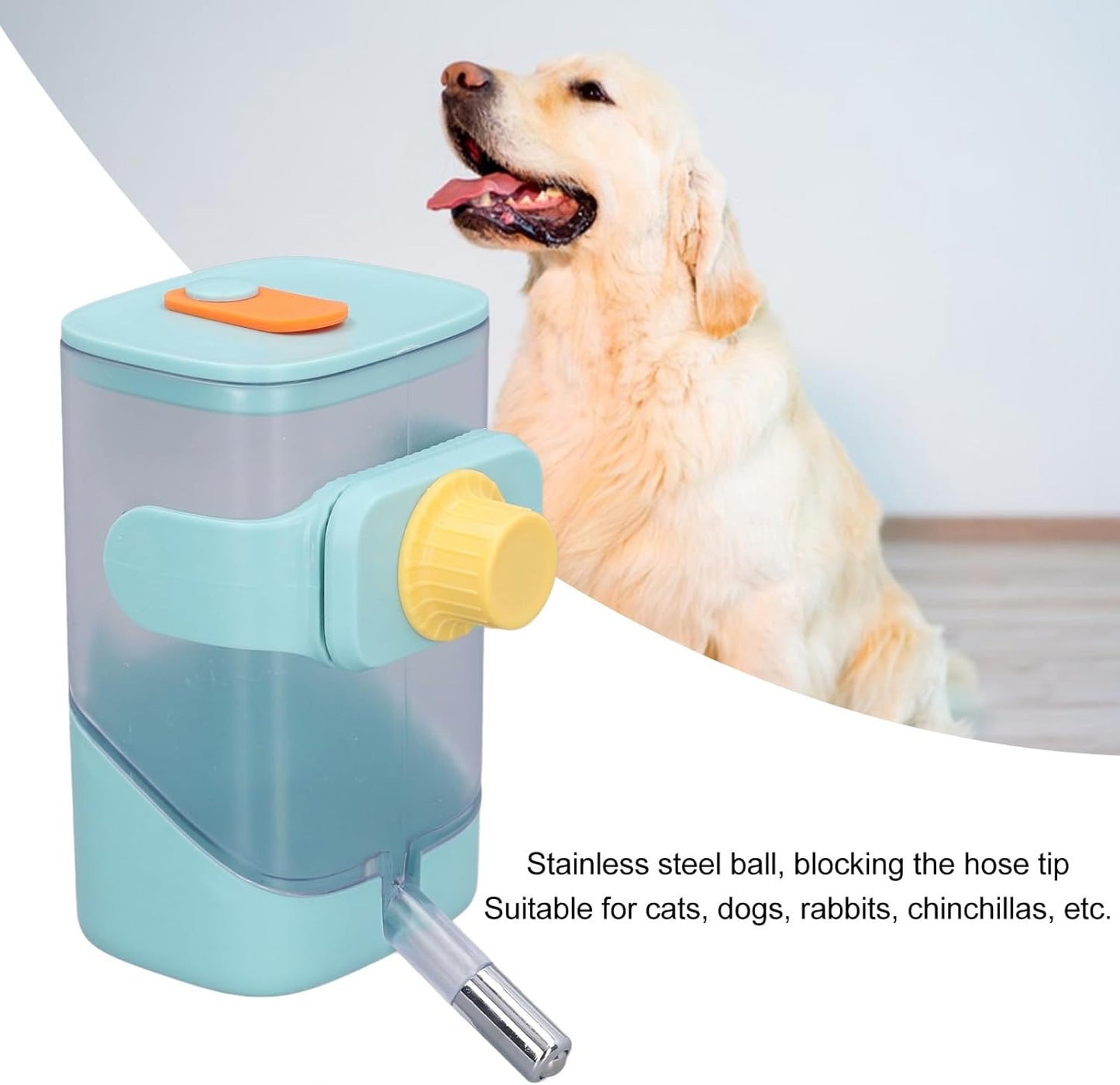 Rabbit Water Dispenser, Rabbit Water Bottle, Pet Feeders for Ferret Guinea Pig Rat Cat Puppy