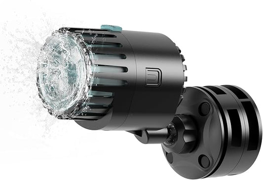 AQQA Aquarium Wave Maker with Magnetic Base 1200GPH Fish Tank Wavemaker Submersible Circulation Pump Powerhead 360°Rotatable Quiet Operation for Freshwater 20-75 Gallon Tank (5W)