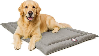 Majestic Pet Orthopedic Memory Foam Dog Crate Mat - Plush Pet Bed Pad for Crates & Kennels | USA Crafted | 42"x26" Villa Vintage