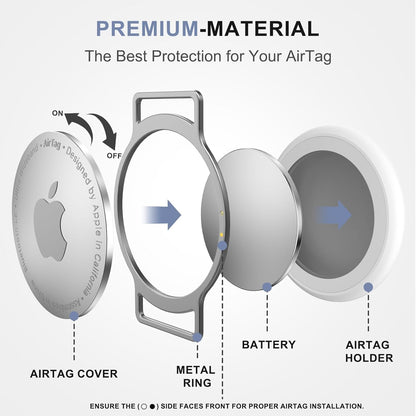 AirTag Cat Collar, Ultra Elastic Cat Tracker Collar with Apple Air Tag Holder, [Lightweight][Scratch Resistant] Stepless Adjustable GPS Pet Collar for Cats Kittens [Blue]