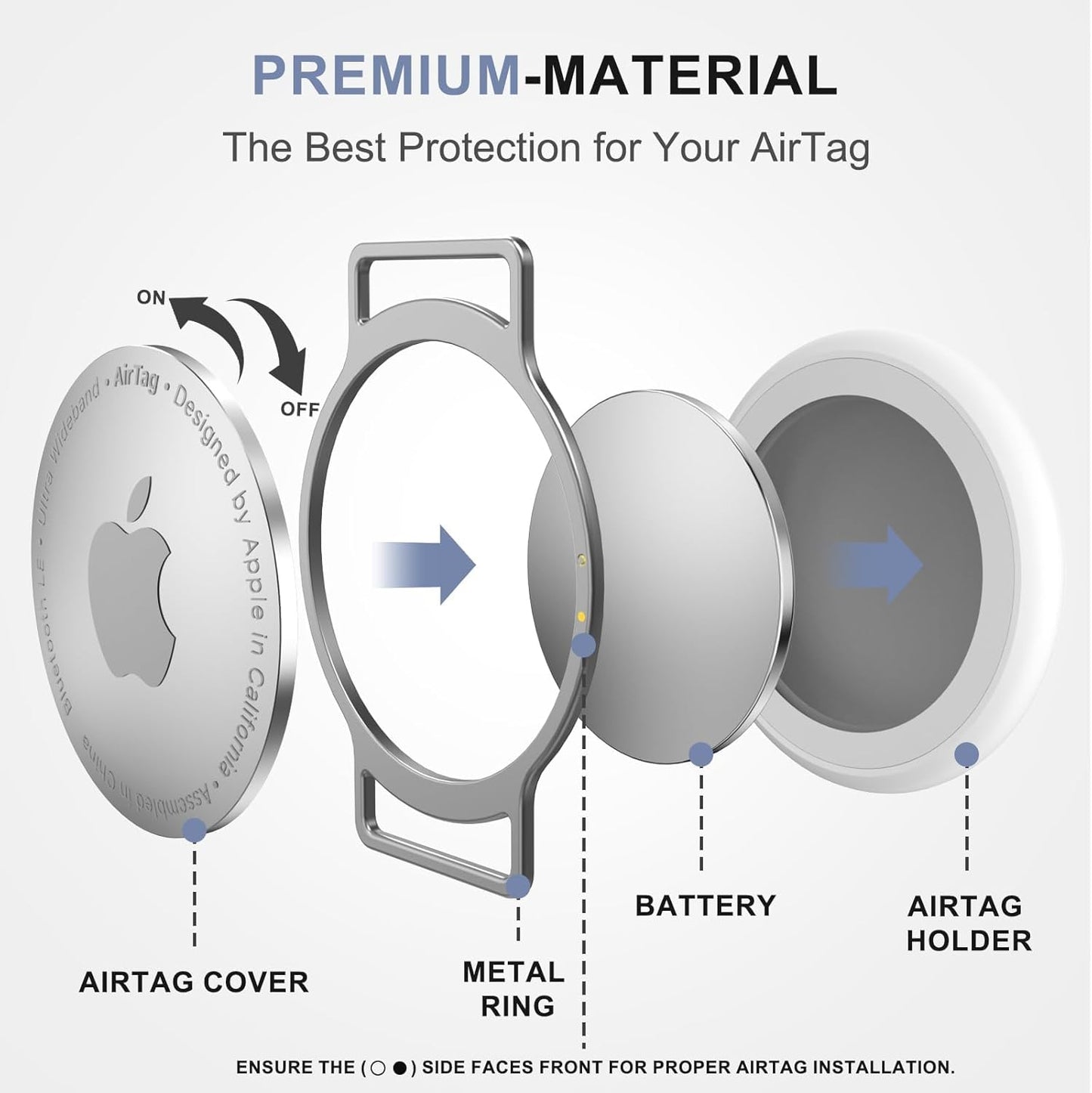 AirTag Cat Collar, Ultra Elastic Cat Tracker Collar with Apple Air Tag Holder, [Lightweight][Scratch Resistant] Stepless Adjustable GPS Pet Collar for Cats Kittens [Pink]