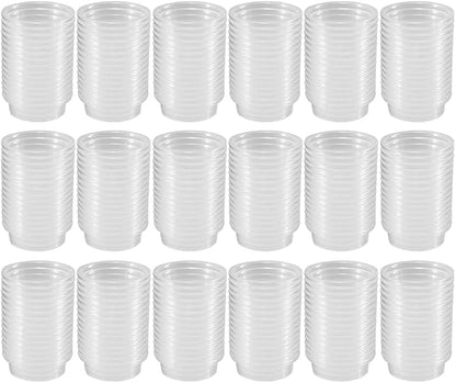 500 pcs 0.5oz Cups, Crested Gecko Food and Water Feeding Cups, Reptile Feeder Bowls, for Lizard and Other Small Pet Ledge Accessories Supplies