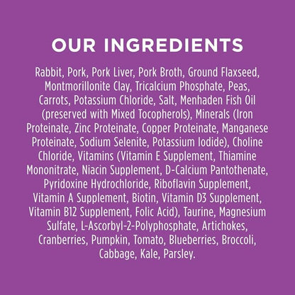 Instinct Original Grain Free Real Rabbit Recipe Natural Wet Canned Cat Food, 3 oz. Cans (Case of 24)