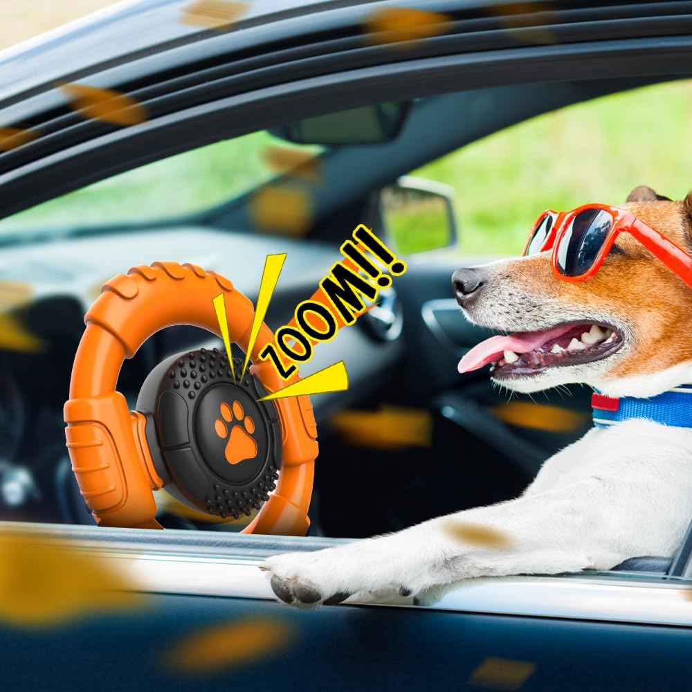 Dog Toys for Aggressive Chewers Large Medium Small Breed Indestructible Durable Tough Dog Chew Toys to Keep Them Busy Nylon Rubber Interactive Dog Toys