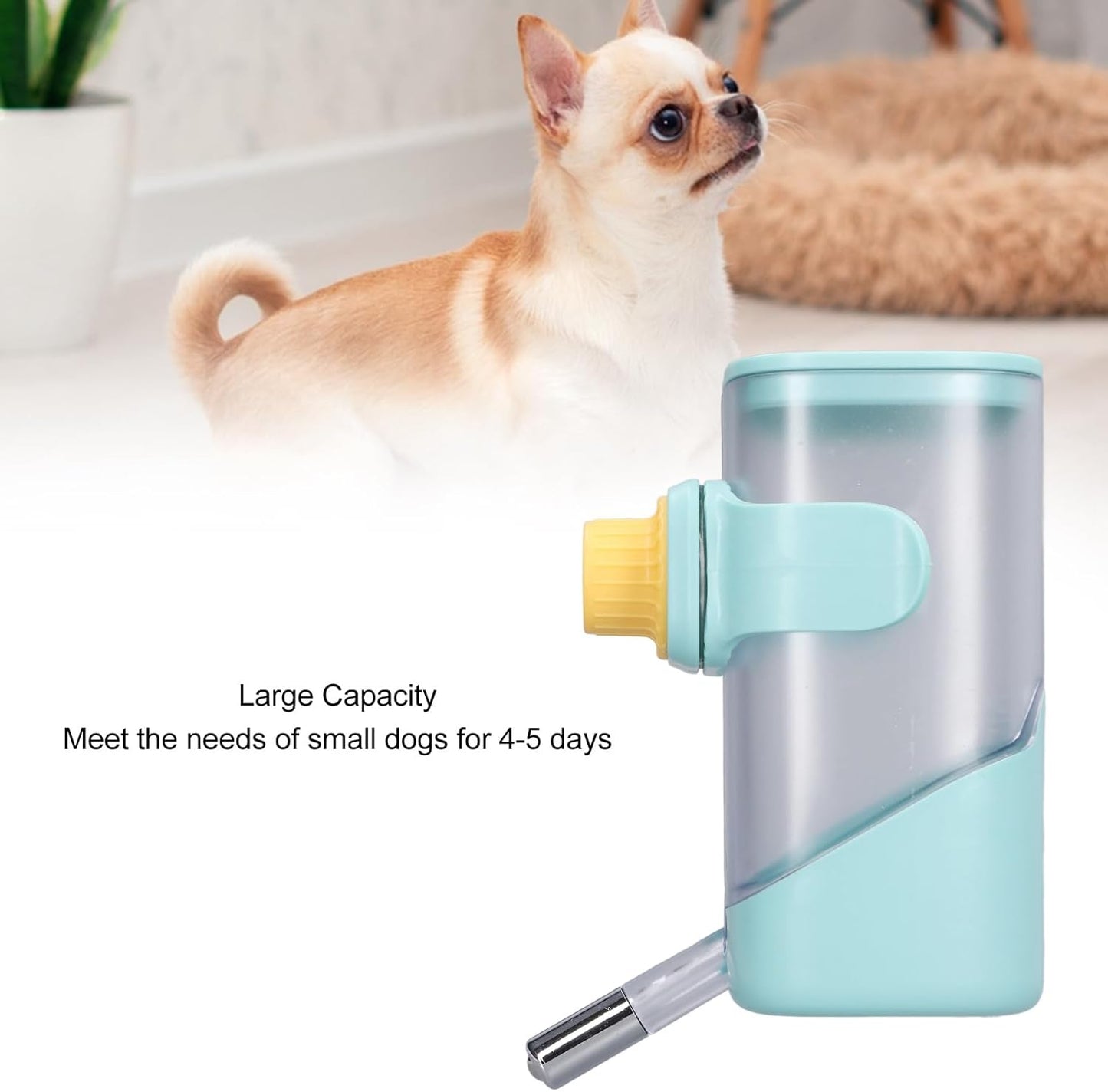 Rabbit Water Dispenser, Rabbit Water Bottle, Pet Feeders for Ferret Guinea Pig Rat Cat Puppy