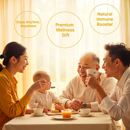 Golden Nest Premium Bird Nest Soup, Swallow Bird Nest 100% Natural - Made in USA, (燕窩) 6 bottles x 75ml (2.5 oz.) (1 box = 6 bottles x 75ml, Ginseng)