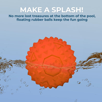 Best Pet Supplies Squeaky Dog Toys with Soft Durable Fabric for Small, Medium and Large Pets Interactive Toy for Indoor Play, Supports Active Biting and Play - Orange (L:3.5")